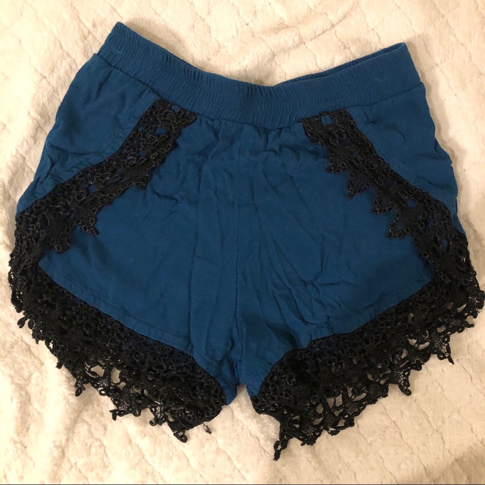 Lucy Love Lace Trim Shorts